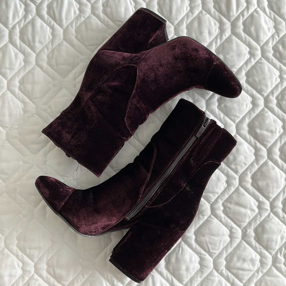 Kendall & Kylie Velvet Booties